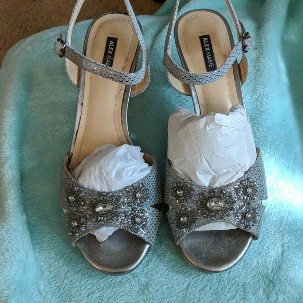 Silver heels